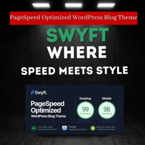 Swyft Theme – PageSpeed Optimized WordPress Blog Theme
