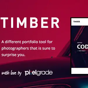 TIMBER Theme – An Unusual Photography WordPress Theme
