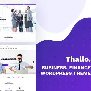 Thallo Theme – Consulting & Finance WordPress Theme