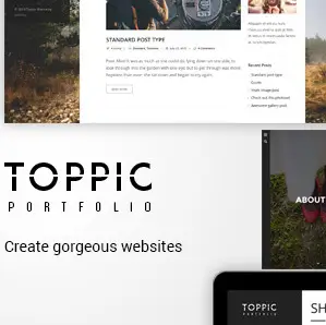 TopPic Theme – Portfolio Photography Theme