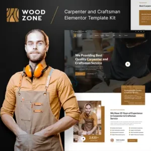 Woodzone Theme – Carpenter & Craftsman FSE WordPress Theme