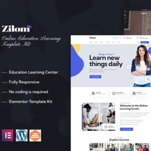 Zilom Theme – Online Education Learning WordPress Theme