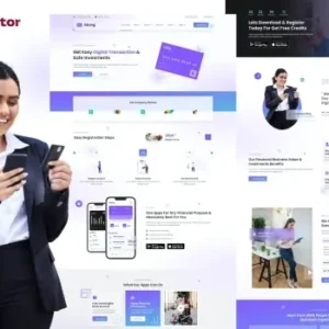 Abang – Digital Bank & Financial Investment Elementor Template Kit