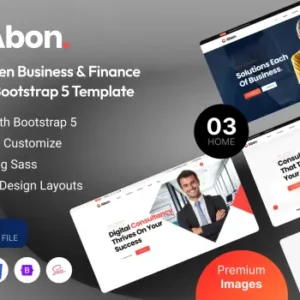 Abon – Multipurpose Business & Finance Template | HTML Template