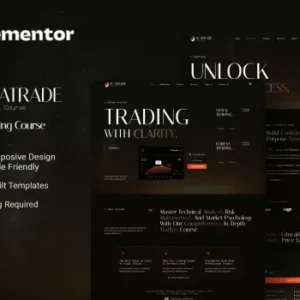 Acatrade – Online Trading Course Elementor Template Kit