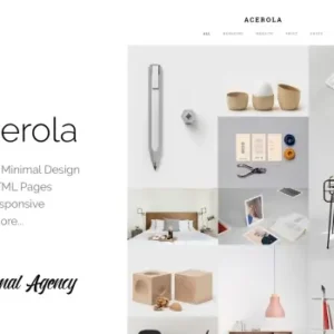 Acerola – Ultra Minimalist Agency HTML5 Template