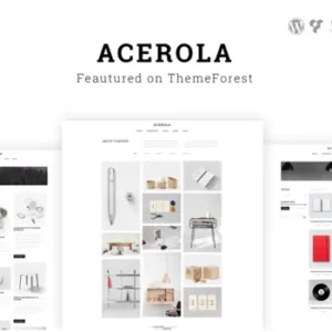 Acerola – Ultra Minimalist Agency WordPress Theme