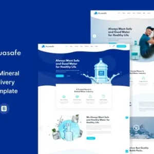 Acuasafe – Drinking Water Delivery HTML Template
