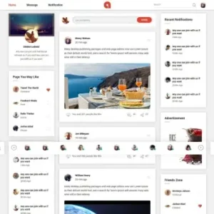 Adda – Social Network HTML Template
