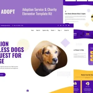 Adopt – Adoption Service & Charity Elementor Template Kit