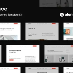 Agence – Creative Agency Elementor Template Kit