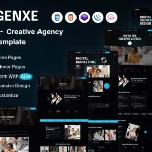 Agenxe – Creative Agency HTML Template