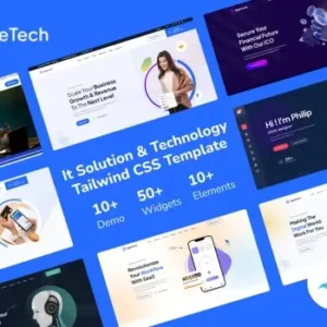 AgileTech – Tailwind CSS Multipurpose IT Solutions