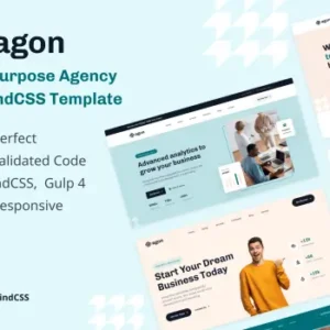 Agon – Multipurpose Agency TailwindCSS Template