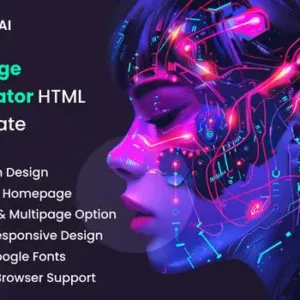 AI Image Generator HTML Template – Ciri AI
