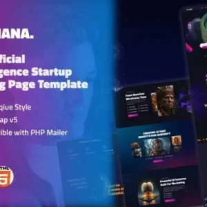 Aiana – AI Landing Startup HTML Template