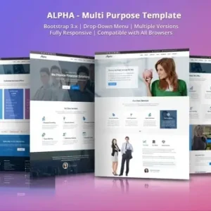 Alpha – Business Consulting and Financial Services | HTML Template