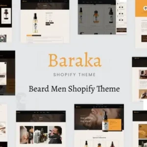 Baraka – Beard Oil, Beauty Cosmetic Store Shopify