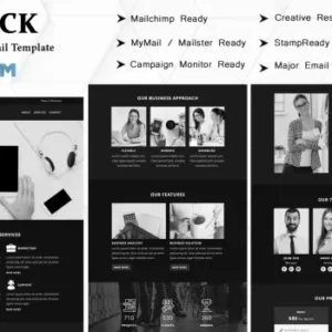 Blaack – Multipurpose Responsive Email Template