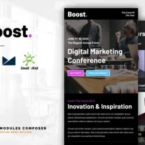 Boost – Event / Conference Responsive Email