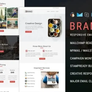 Brand – Multipurpose Responsive Email Template
