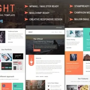 Bright – Multipurpose Responsive Email Template