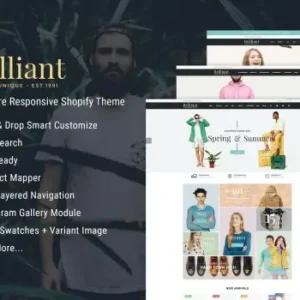 Brilliant – Multi Store Responsive Shopify Theme