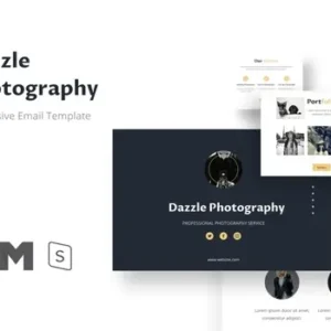 Dazzle – Photography Email Newsletter Template