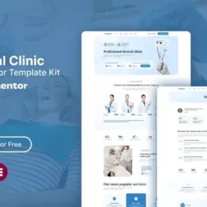 Dentcys – Dental Clinic Elementor Template Kit