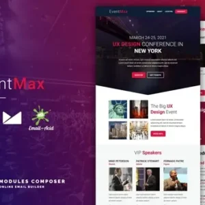 EventMax – Event / Conference Responsive Email | Email Templates