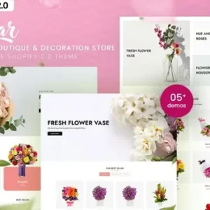 Flowar – Florist Boutique & Decoration Store | Shopify Themes