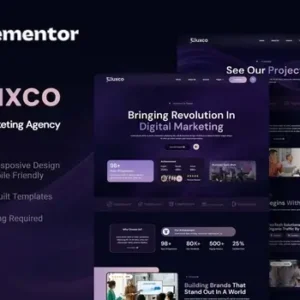 Fluxco – Digital Marketing Agency Elementor Template Kit