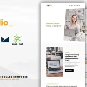 Folio – Portfolio Responsive Email Template