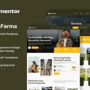 Gofarma – Farm & Fresh Produce Elementor Template Kit