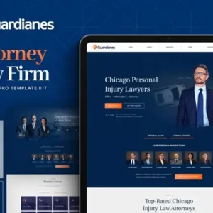 Guardianes – Attorney Law Firm Elementor Pro Template Kit