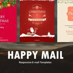 Happy Mail – Christmas Email Templates set
