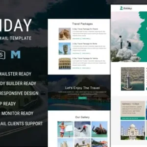 Holiday – Multipurpose Responsive Email Template