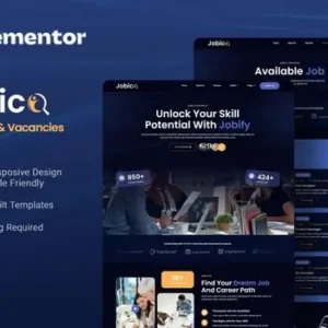 Jobico – Job Board & Vacancies Elementor Template Kit