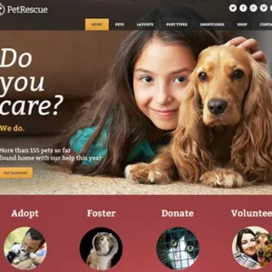 Pet Rescue Theme – Animals and Shelter Charity WP Theme
