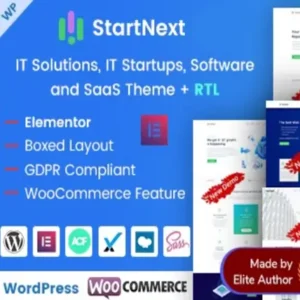 StartNext Theme – IT Startup & Technology Services WordPress Theme