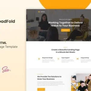 LeadFold – Lead Generation HTML Landing Page Template