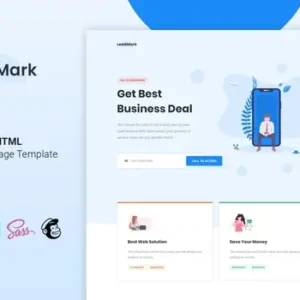 LeadMark – Leadgen HTML Landing Page Template