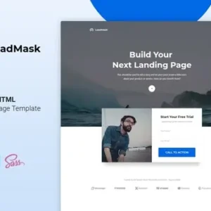 LeadMask – Leadgen HTML Landing Page Template