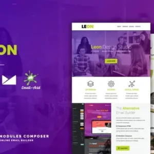 Leon – Responsive Email Template for Startups