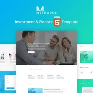 Metropol – HTML Finance & Investment Template