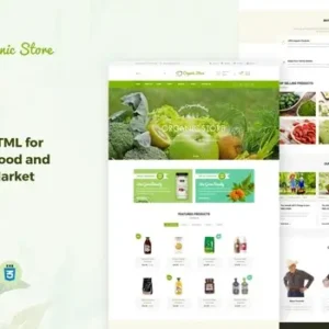 Organic Store – Food and Grocery HTML Template