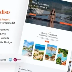 Paradiso – Hotel & Resort Elementor Template Kit