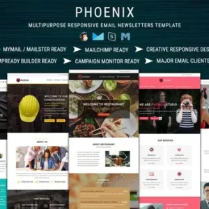 PHOENIX – Multi-Concept Responsive Email Pack | Email Templates