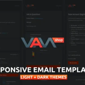 Responsive Email Templates for eCommerce WebSite