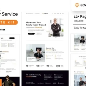 Scanditex – Security Agency & Bodyguard Elementor Template Kit